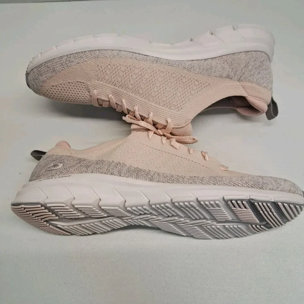 Skechers PURE FLEX PULSE Slip On Women's  Size 9.5 Pink/gray Athletic Sneakers